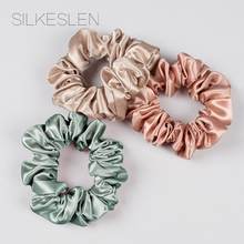 Ladda upp bild till gallerivisning, Scrunchie Set i 100% Mullbärssike 22 Momme - Stor, Set om 3 stycken
