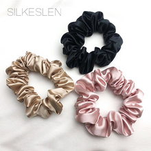 Ladda upp bild till gallerivisning, Scrunchie Set i 100% Mullbärssike 22 Momme - Stor, Set om 3 stycken