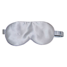 Ladda upp bild till gallerivisning, Sovmask i 100% Mullbärssilke Silvergrå