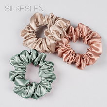 Ladda upp bild till gallerivisning, Scrunchie Set i 100% Mullbärssike 22 Momme - Stor, Set om 3 stycken
