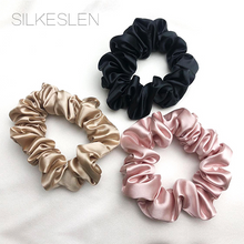 Ladda upp bild till gallerivisning, Scrunchie Set i 100% Mullbärssike 22 Momme - Stor, Set om 3 stycken
